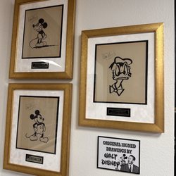 Once Upon A Time In America Museum - Disney signed drawings