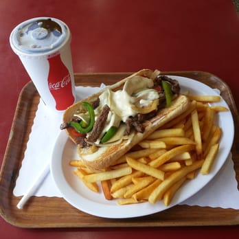 Alea Cafe Long Beach - Philly cheese steak combo. $10.19 - Burgers Near Me - Long Beach, California Alea Cafe Long Beach - Philly cheese steak combo. $10.19 - Burgers Near Me - Long Beach, California
