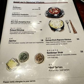 Gogi 92 Korean BBQ - Menu (Sept 2024) - zoom in for details and prices - they also now have AYCE - prices are not in menu - Barbeque Near Me - Leesburg, Virginia Gogi 92 Korean BBQ - Menu (Sept 2024) - zoom in for details and prices - they also now have AYCE - prices are not in menu - Barbeque Near Me - Leesburg, Virginia
