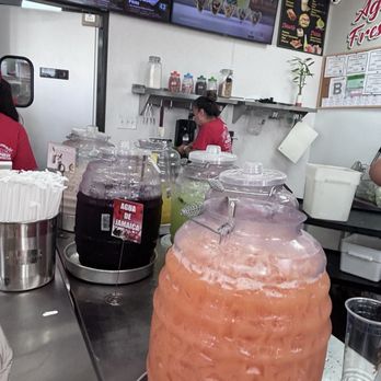 Taqueria Taco Express - Mixed fruit aqua fresca - Latin American Near Me - Arlington, Texas