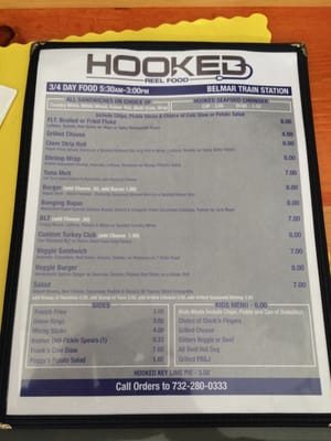 Menu photo 4 Hooked Cafe Belmar, NJ