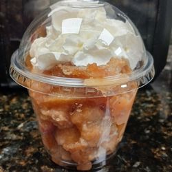 Casey’s Bistro - Peach Cobbler in a cup