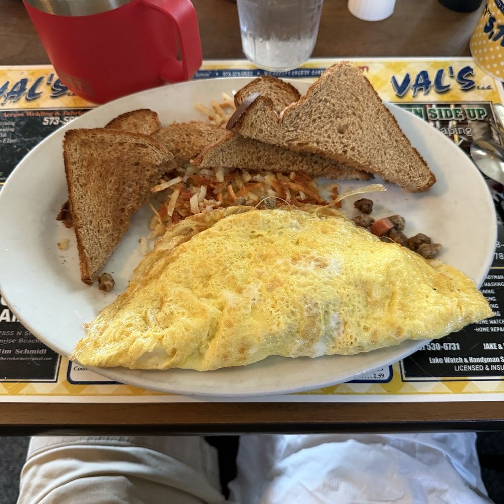 Porker's omelette