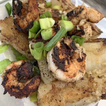 Big Ray's Fish Camp - Blackened Shrimp and Yucca - Seafood Near Me - Tampa, Florida
