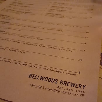 Bellwoods Brewery - Peek at their menu - Breweries Near Me - Toronto, Ontario Bellwoods Brewery - Peek at their menu - Breweries Near Me - Toronto, Ontario