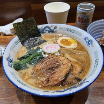Menya Hosaki - Triple threat was my favorite part of the meal. I enjoyed the super rich broth mix and torched pork. - Ramen Near Me - Washington, DC, District of Columbia