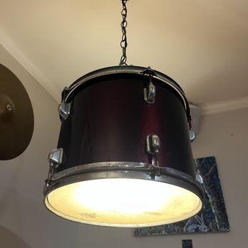 Two Drummers Butcher & BBQ Provisions - Light above our table. - Butcher Near Me - Williamsburg, Virginia
