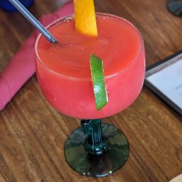 Strawberry margarita strong!