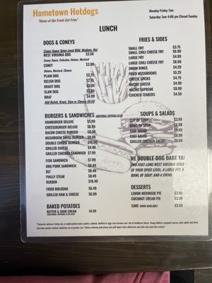 Menu photo 2 Hometown Hot Dogs Millersport, OH Menu photo 2 Hometown Hot Dogs Millersport, OH