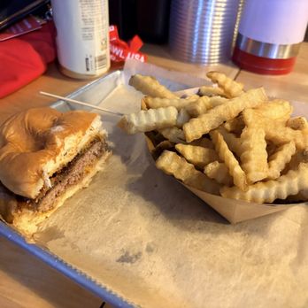 Butcher Burger - Bacon bacon burger with fries - Burgers Near Me - Portland, Maine