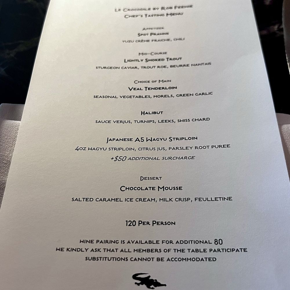 Le Crocodile Restaurant - Menu - French Near Me - Vancouver, British Columbia Le Crocodile Restaurant - Menu - French Near Me - Vancouver, British Columbia