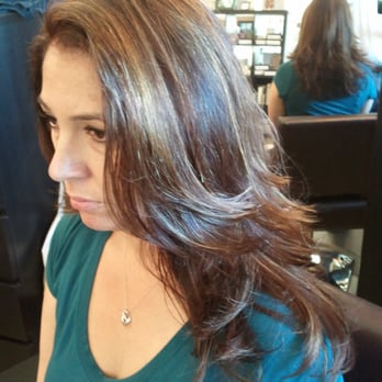 Union Salon - Side view of my highlights (Done by David) - Hair Salons Near Me - Pasadena, California Union Salon - Side view of my highlights (Done by David) - Hair Salons Near Me - Pasadena, California