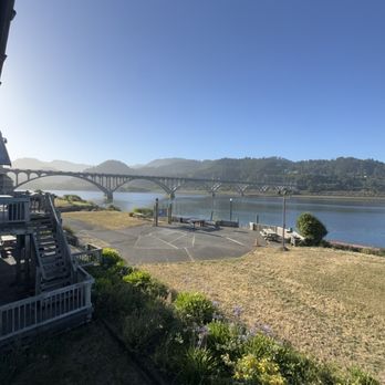 Jot's Resort - View from 2nd floor balcony - Resorts Near Me - Gold Beach, Oregon