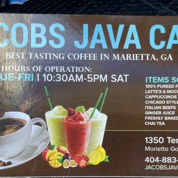 Jacobs Java Espresso & Smoothie - Cafe to be sampled! - Coffee & Tea Near Me - Marietta, Georgia