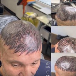 Stormin Norman's Barbershop - Bald guy tattoo hair