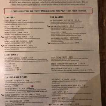 The Drum and Monkey - December menu page 1 - Pubs Near Me - Glasgow, GLG The Drum and Monkey - December menu page 1 - Pubs Near Me - Glasgow, GLG