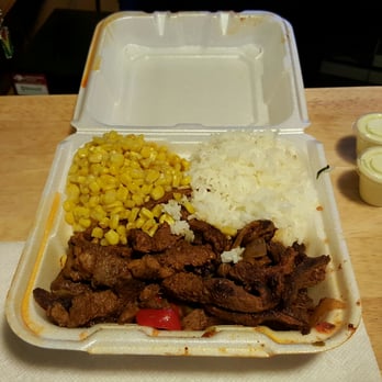 Pollo & Steak Grill - a takeout container with rice and corn - Mexican Near Me - Bladensburg, Maryland Pollo & Steak Grill - a takeout container with rice and corn - Mexican Near Me - Bladensburg, Maryland