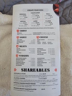 Menu photo 5 Round Table Pizza Colusa, CA