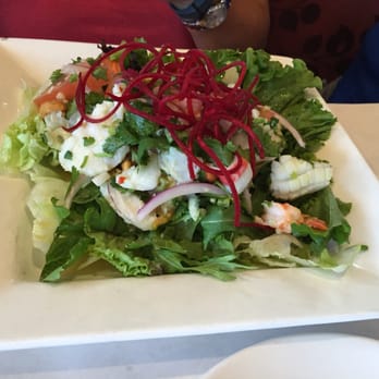 Shana Thai Restaurant - Seafood Salad - Thai Near Me - Mountain View, California Shana Thai Restaurant - Seafood Salad - Thai Near Me - Mountain View, California