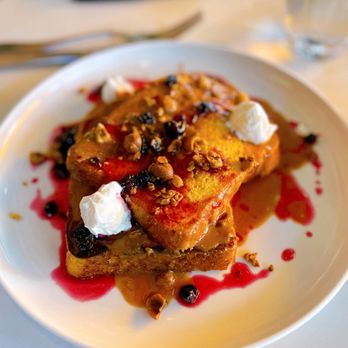 Rosalie - French toast - whipped ricotta, seasonal fruit, preserves, hazelnut butter - Italian Near Me - Wayne, Pennsylvania Rosalie - French toast - whipped ricotta, seasonal fruit, preserves, hazelnut butter - Italian Near Me - Wayne, Pennsylvania