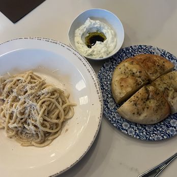 Italo - Cacio e pepe & focaccia w/ whipped ricotta - Wine Bars Near Me - Charlotte, North Carolina Italo - Cacio e pepe & focaccia w/ whipped ricotta - Wine Bars Near Me - Charlotte, North Carolina