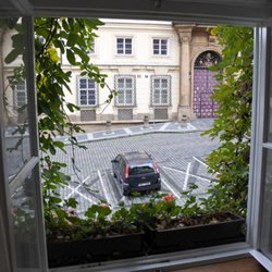 Hotel at the Big Boot - Looking out the window towards the German Embassy