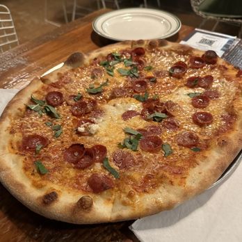 Hutchins Garage - Classic Pepperoni - Pizza Near Me - Durham, North Carolina Hutchins Garage - Classic Pepperoni - Pizza Near Me - Durham, North Carolina