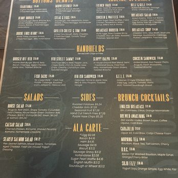 Incline on 9th - Brunch menu - Cocktail Bars Near Me - Kansas City, Missouri