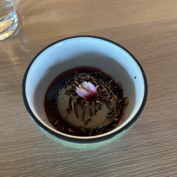 Owamni - Wild Rice Sorbet - New American Near Me - Minneapolis, Minnesota