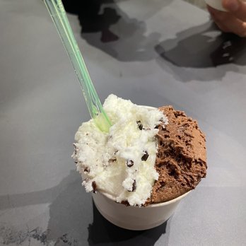 Cannella Gelato - Stracciatella with chocolate sorbet - Gelato Near Me - Birmingham, Alabama Cannella Gelato - Stracciatella with chocolate sorbet - Gelato Near Me - Birmingham, Alabama