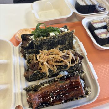 Musubi Square - Wagyu Feta Taco Grilled Unagi Taco Korean BBQ Short Ribs Taco - Asian Fusion Near Me - Anaheim, California