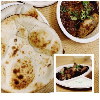 Kabob-Licious - Chicken Kadhai with Naan & Chicken malai boti kabob - Indian Near Me - Hoover, Alabama