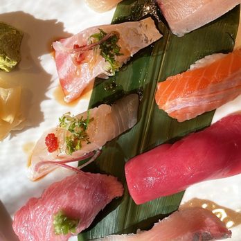 KIYO Arcadia - Sushi Platter - Happy Hour. Includes 6 pieces of a cut roll that didn't make the pic :) - Japanese Near Me - Arcadia, California