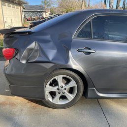 Rear ended Rear ended