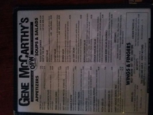 Menu photo 7 Gene McCarthy's Buffalo, NY Menu photo 7 Gene McCarthy's Buffalo, NY