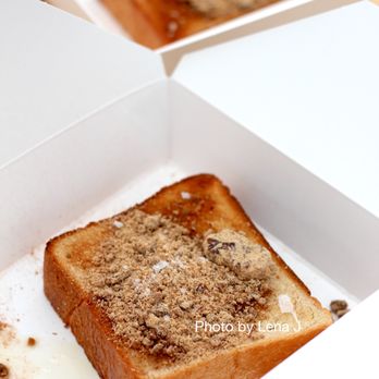 Saint Bread - Cinnamon-Okinawan sugar toast ($4) - nice butter on white bread - Bakeries Near Me - Seattle, Washington Saint Bread - Cinnamon-Okinawan sugar toast ($4) - nice butter on white bread - Bakeries Near Me - Seattle, Washington