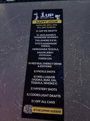 Menu photo 3 The 1UP Arcade Bar - LoDo Denver, CO Menu photo 3 The 1UP Arcade Bar - LoDo Denver, CO
