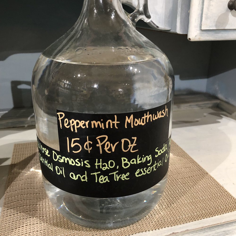 Refill Madness - Peppermint mouthwash. All natural ingredients. - Personal Shopping Near Me - Sacramento, California Refill Madness - Peppermint mouthwash. All natural ingredients. - Personal Shopping Near Me - Sacramento, California