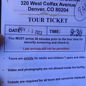 United States Mint - Times tickets for entry. - Landmarks & Historical Buildings Near Me - Denver, Colorado United States Mint - Times tickets for entry. - Landmarks & Historical Buildings Near Me - Denver, Colorado