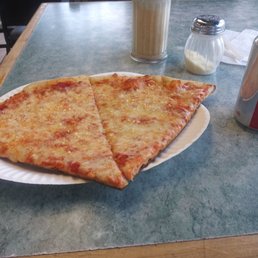 Great slice of pizza.
