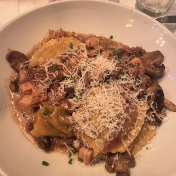 MA'S Italian Kitchen - MUSHROOM RAVIOLI with chopped chicken breast - Italian Near Me - Burbank, California