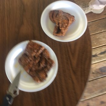 Pupuseria Emerita - Free beef steaks we got from the owner grilling outside. It was amazing - Salvadoran Near Me - Moorefield, West Virginia