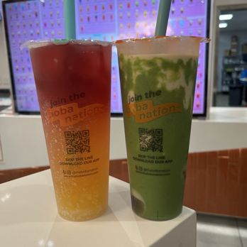 Boba Nation Grand - Berry Hibiscus Sparkle and Matcha Milk Tea - Bubble Tea Near Me - San Jose, California Boba Nation Grand - Berry Hibiscus Sparkle and Matcha Milk Tea - Bubble Tea Near Me - San Jose, California