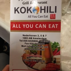 Kokohili - Nice food, beer, beef, fish, prow, and so on...