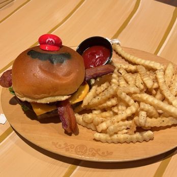 Toadstool Cafe - Mario burger 7/10 - Cafes Near Me - Universal City, California Toadstool Cafe - Mario burger 7/10 - Cafes Near Me - Universal City, California