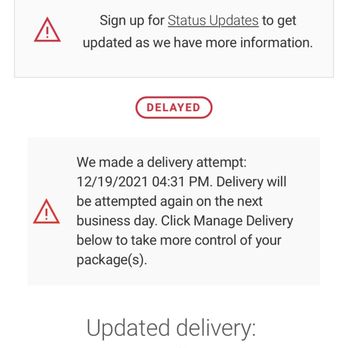 Walmart Supercenter - Shows they attempted delivery on 12/19. They did not attempt again the next business day. - Department Stores Near Me - Folsom, California Walmart Supercenter - Shows they attempted delivery on 12/19. They did not attempt again the next business day. - Department Stores Near Me - Folsom, California
