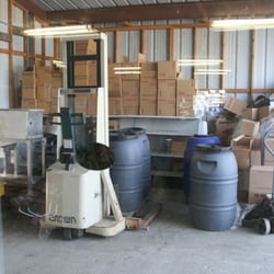 The Olive Hut - Some of the processing equipment.