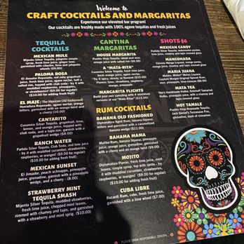 La Cantina - Cocktail menu - Barbeque Near Me - Boiling Springs, South Carolina La Cantina - Cocktail menu - Barbeque Near Me - Boiling Springs, South Carolina