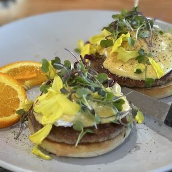 Eggscellent - Sausage Eggs Benedict - Breakfast & Brunch Near Me - Las Vegas, Nevada Eggscellent - Sausage Eggs Benedict - Breakfast & Brunch Near Me - Las Vegas, Nevada