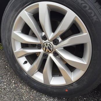 Rim Renew - My rim after being fixed by Rim Renew. - Wheel & Rim Repair Near Me - Baltimore, Maryland